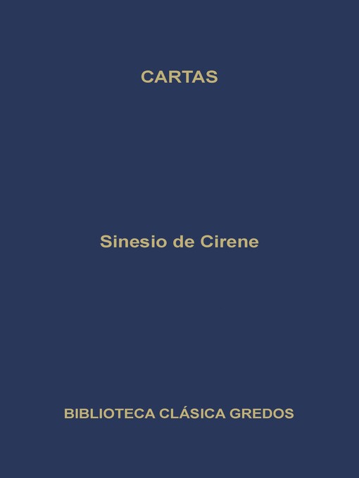 Title details for Cartas by Sinesio de Cirene - Available